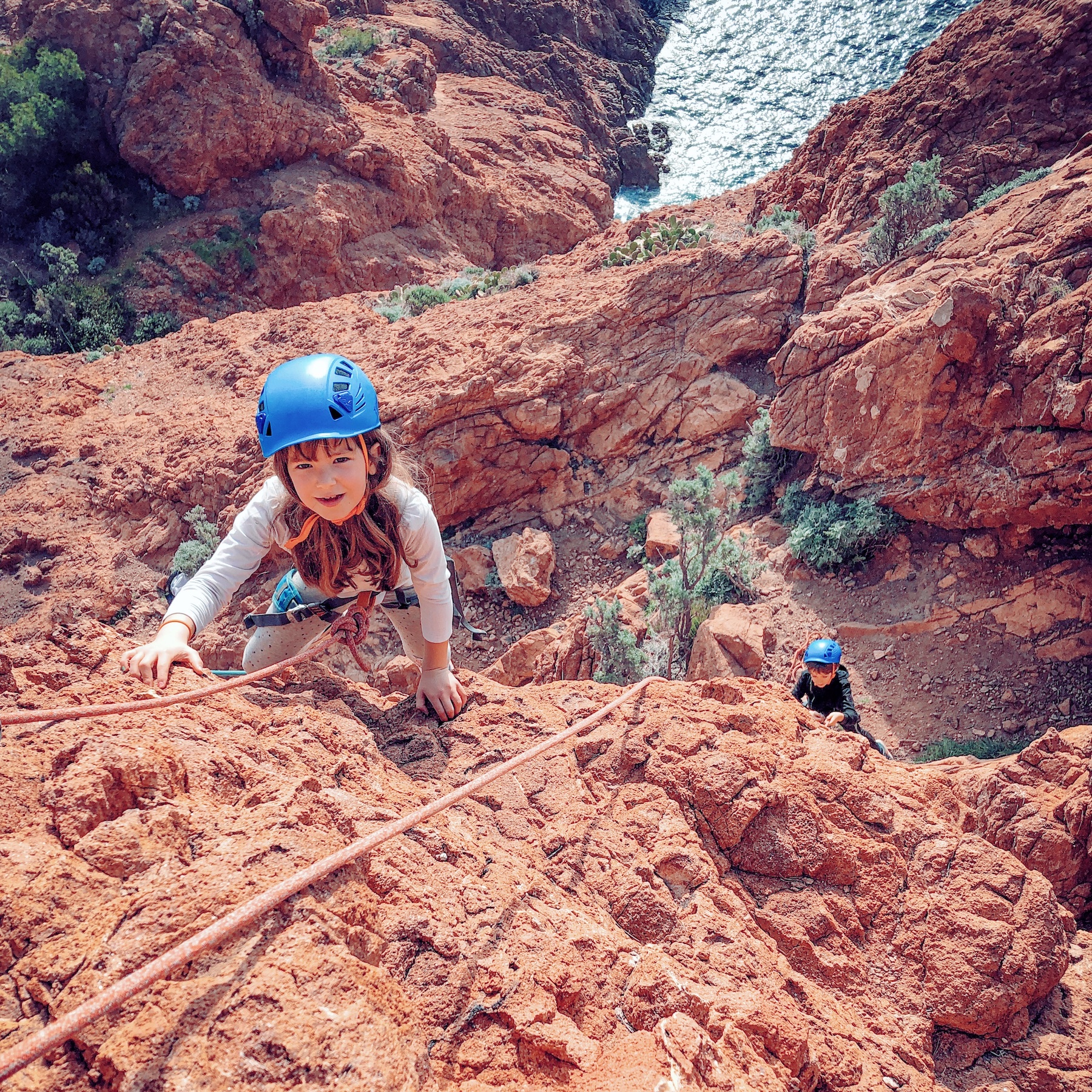 Stage enfant : escalade au Cap Dramont