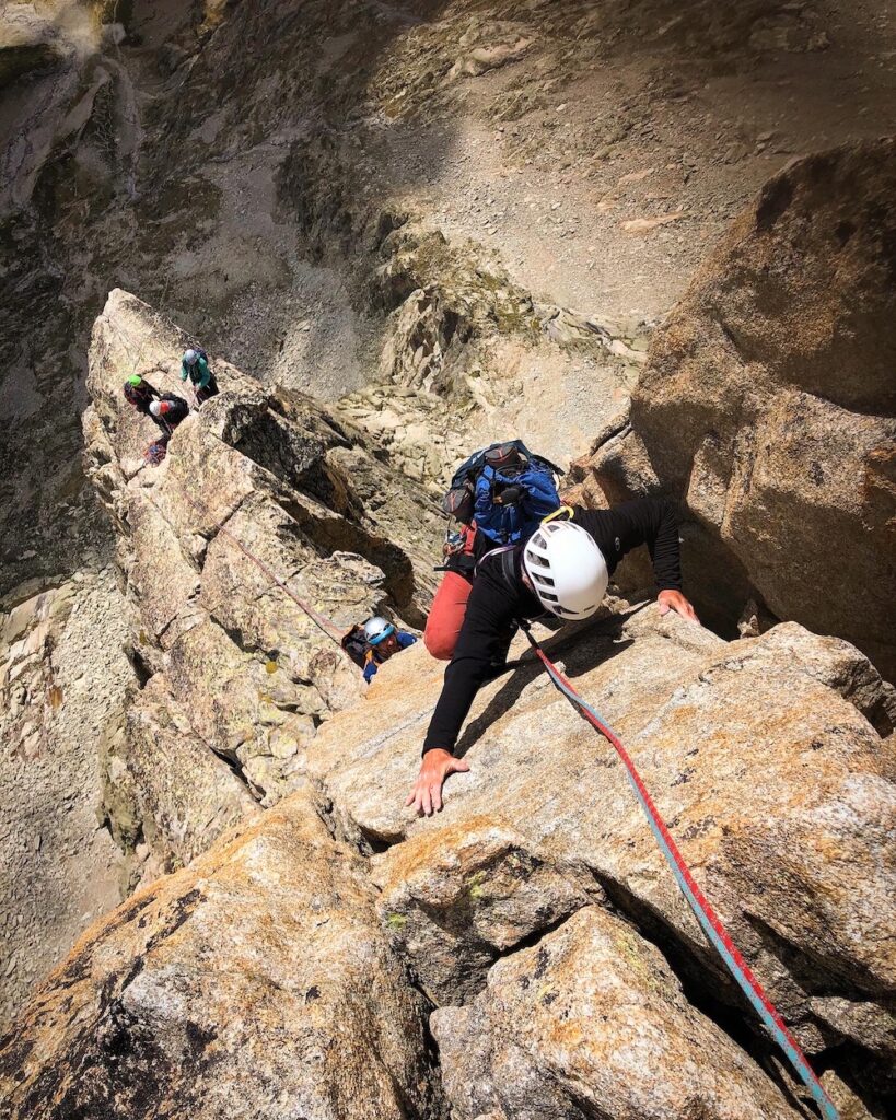 Belle longueur sous le sommet