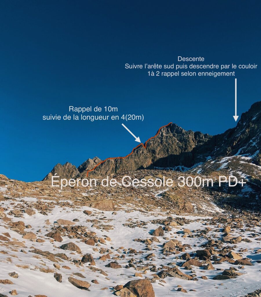Topo éperon de Cessole