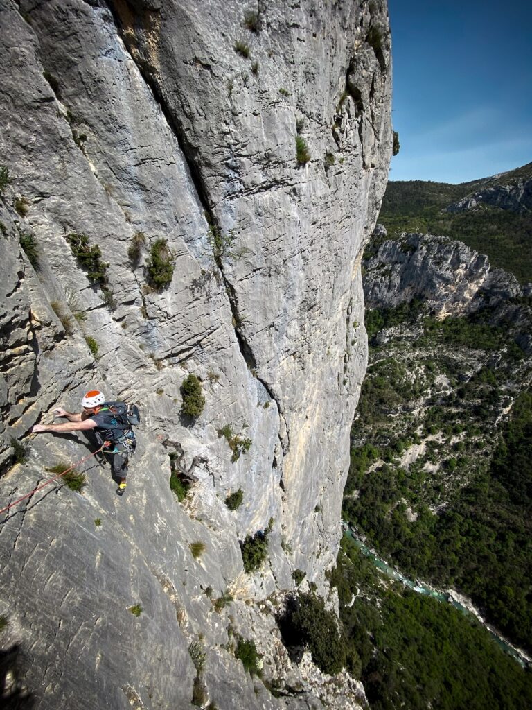 escalade au Verdon